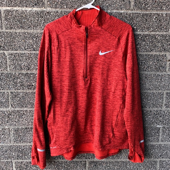 nike therma sphere half zip
